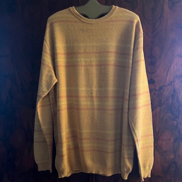 Ermenegildo Zegna Cotton blend long sleeve Sweater Large 52 Made in Italy